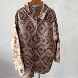 Davi & Dani Western Shacket Size Large